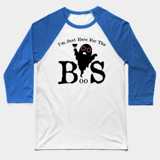 I'm Just Here For The Boos! Fun Funny Halloween Baseball T-Shirt